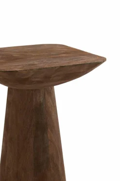 Light en Living Bijzettafel 33x33x53 cm DEGO mat donker bruin Best