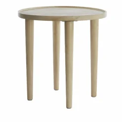 Light en Living Bijzettafel Ø45x45 cm QIANO mango hout naturel Clearance