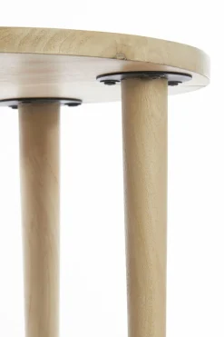 Light en Living Bijzettafel Ø45x45 cm QIANO mango hout naturel Clearance