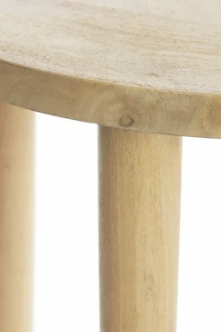 Light en Living Bijzettafel Ø45x45 cm QIANO mango hout naturel Clearance