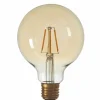 Light en Living Deco LED globe Ø9,5x13 cm LIGHT 3W amber E27 dimbaar Sale