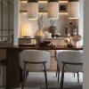 Light en Living Eetkamerstoel 57x56x74 cm ALUKO crème+bruin Hot