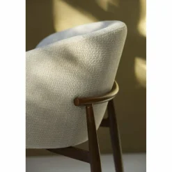 Light en Living Eetkamerstoel 57x56x74 cm ALUKO crème+bruin Hot