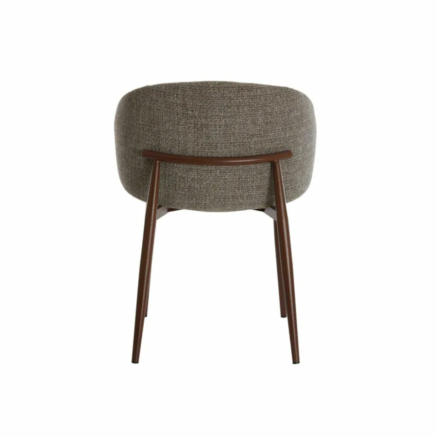 Light en Living Eetkamerstoel 57x56x74 cm ALUKO zwart-licht bruin+bruin Best