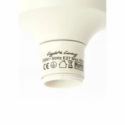 Light en Living Elektra voor plafonnière Ø10x8,5 cm ZARINA crème Outlet
