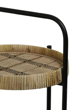 Light en Living Etagere 2L Ø33x59,5 cm LORENA naturel-zwart Hot
