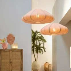 Light en Living Hanglamp Ø64X25 cm Cesano licht roze Outlet