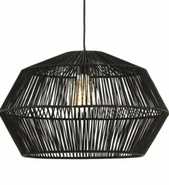 Light en Living Hanglamp Ø49x30 cm DEYA mat zwart Clearance