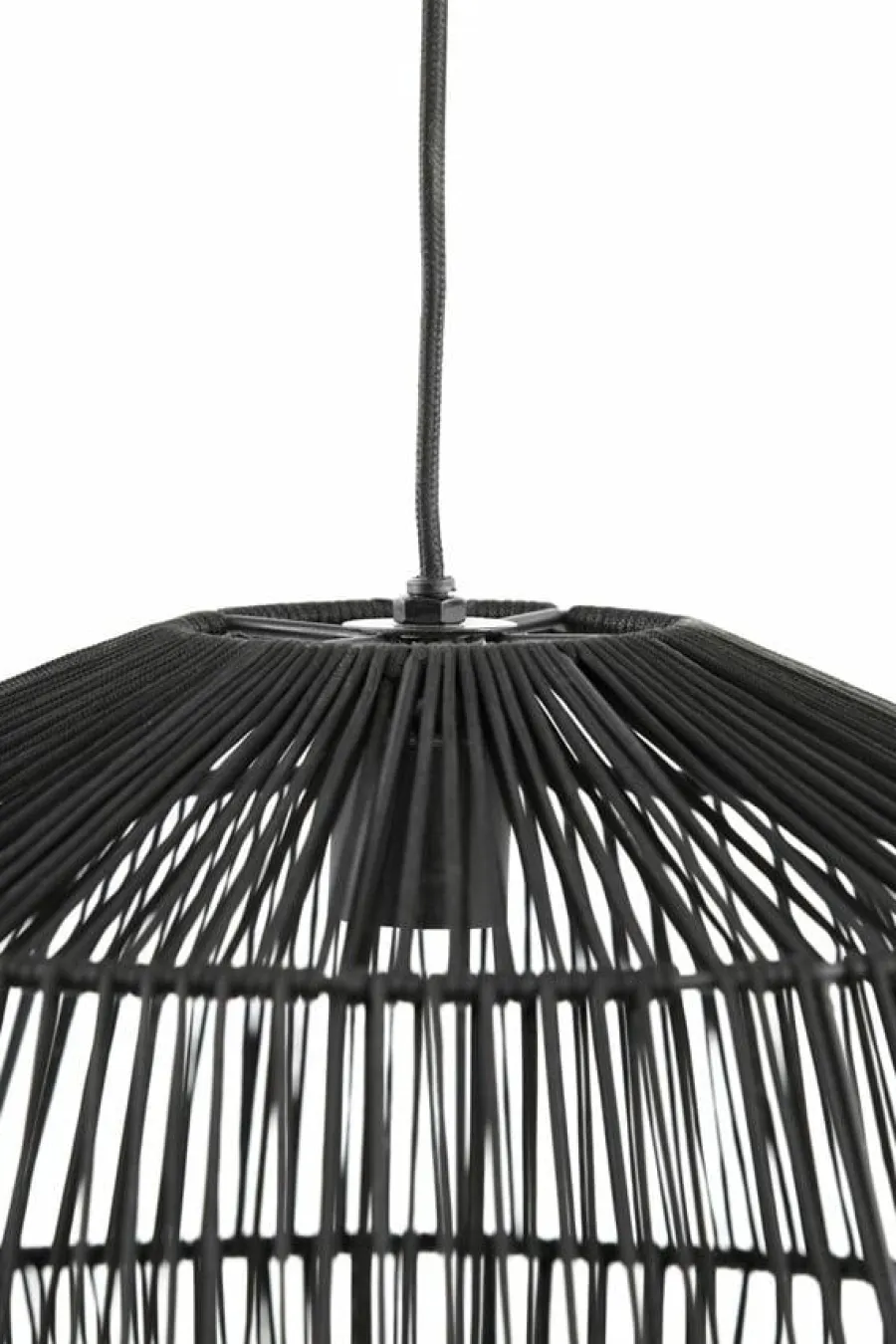 Light en Living Hanglamp Ø49x30 cm DEYA mat zwart Clearance