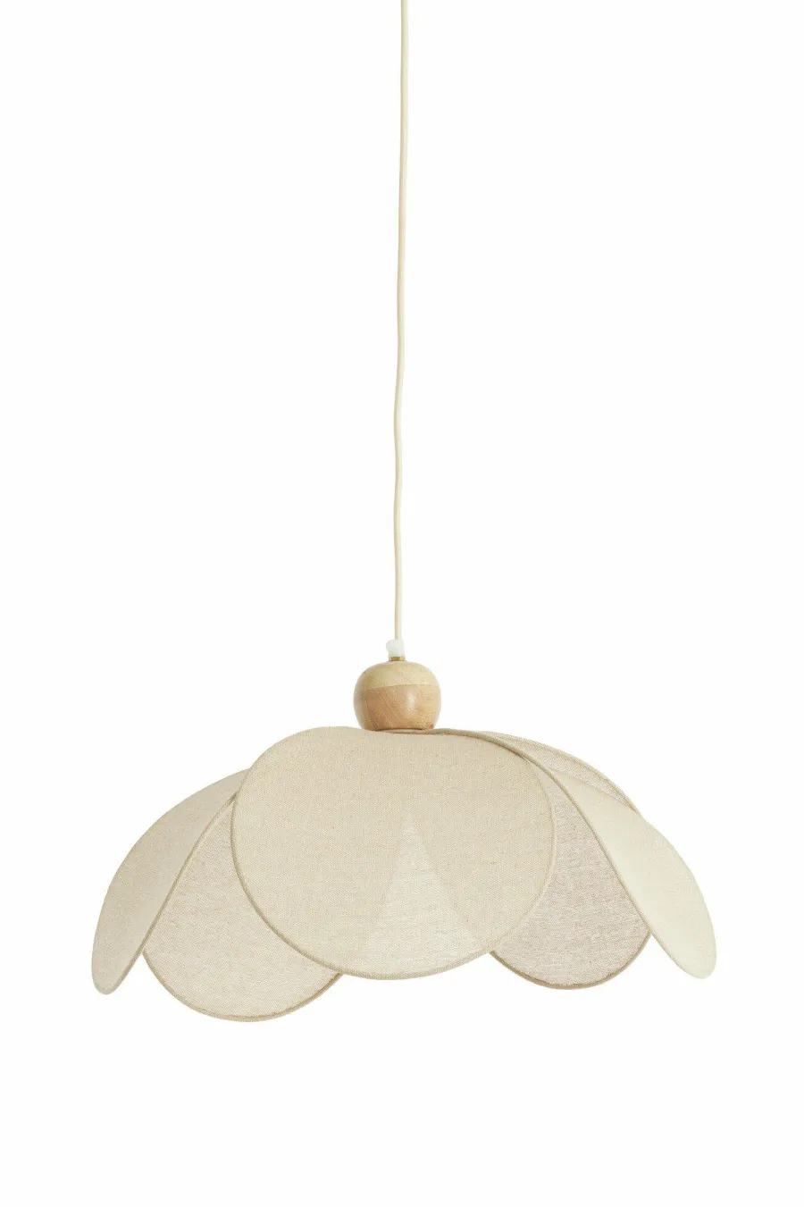 Light en Living Hanglamp Ø50x28 cm LAVRIRIA natural+hout Sale