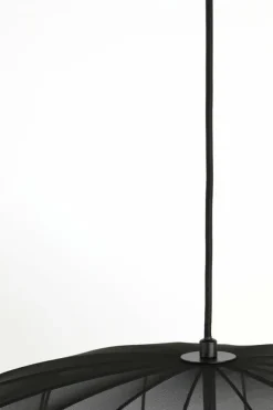 Light en Living Hanglamp Ø50x37,5 cm PLUMERIA zwart Outlet