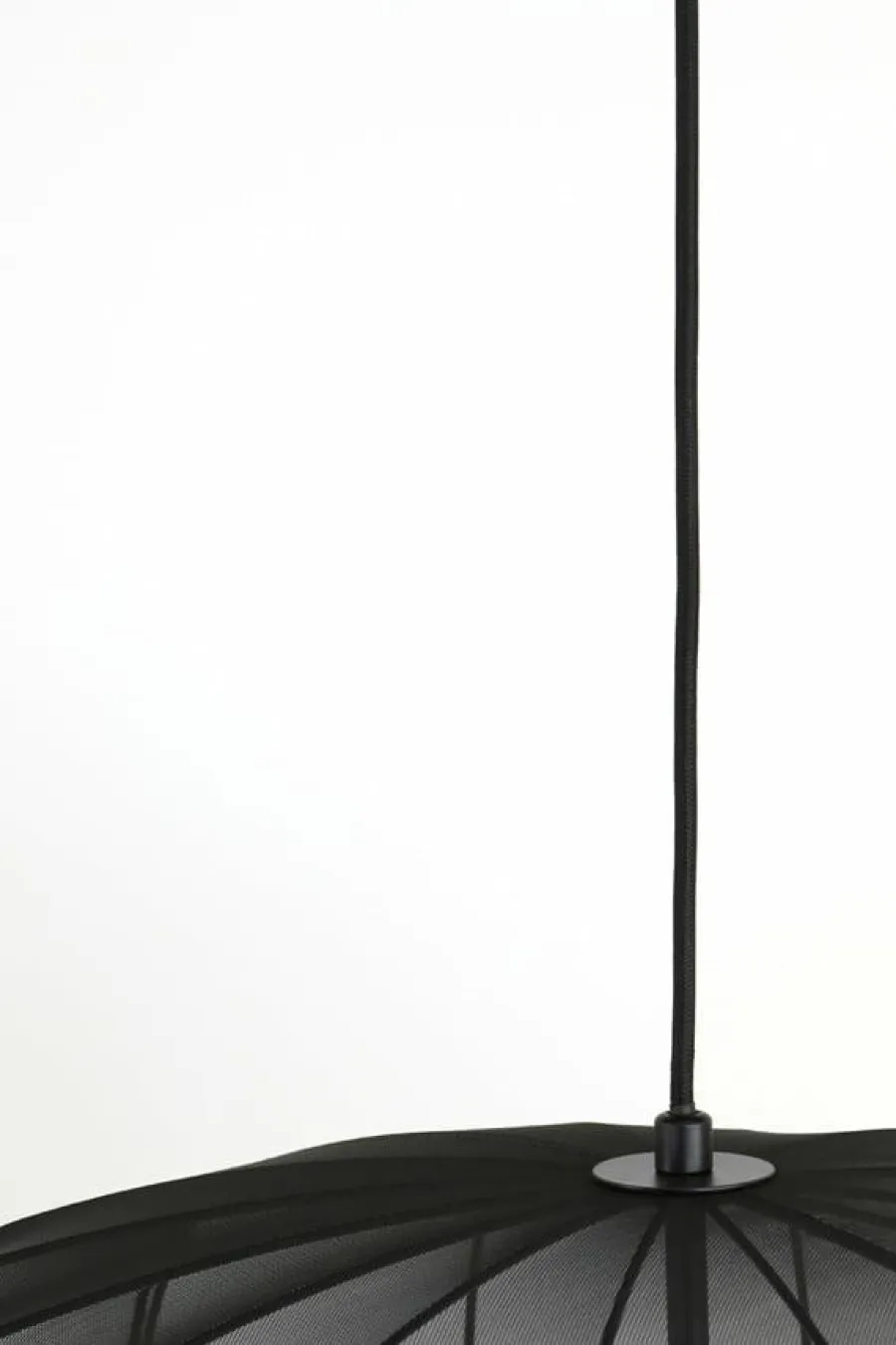 Light en Living Hanglamp Ø50x37,5 cm PLUMERIA zwart Outlet