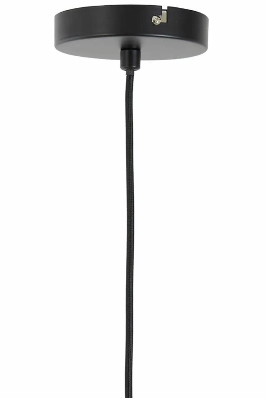 Light en Living Hanglamp Ø50x37,5 cm PLUMERIA zwart Outlet