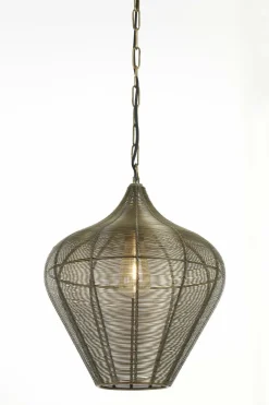 Light en Living Hanglamp ALVARO antiek brons - Diverse maten Discount