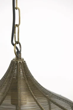 Light en Living Hanglamp ALVARO antiek brons - Diverse maten Discount