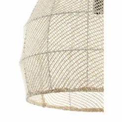 Light en Living Hanglamp Ø50x50 cm MAKASSAR zijde crème Hot