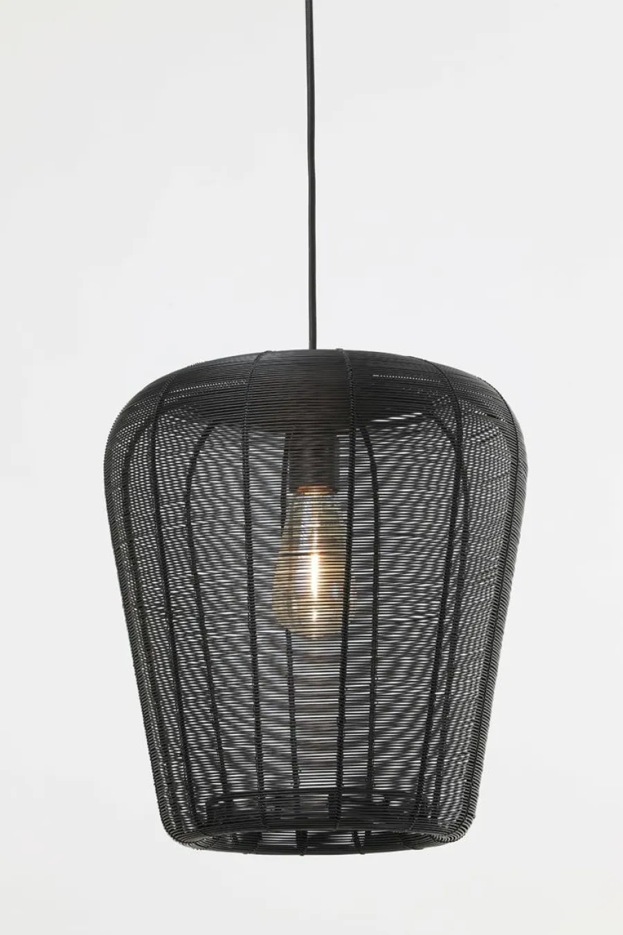 Light en Living Hanglamp Adeta zwart of goud - meerdere afmetingen New