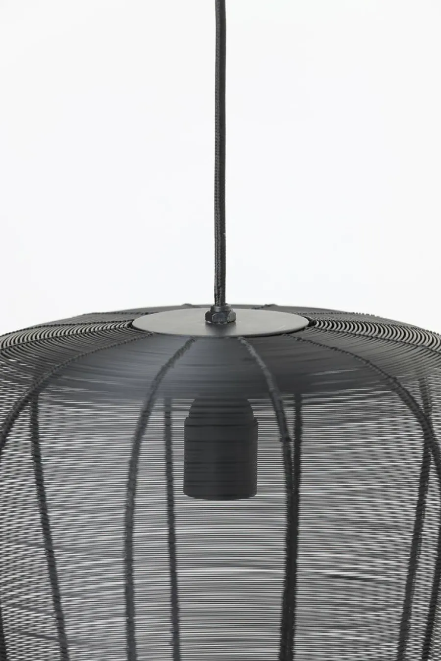 Light en Living Hanglamp Adeta zwart of goud - meerdere afmetingen New