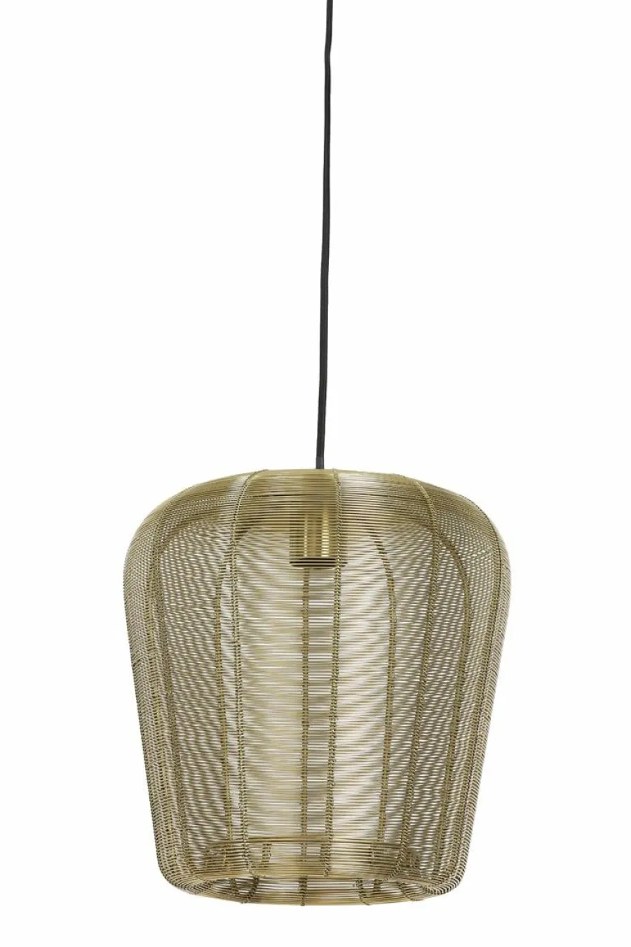 Light en Living Hanglamp Adeta zwart of goud - meerdere afmetingen New