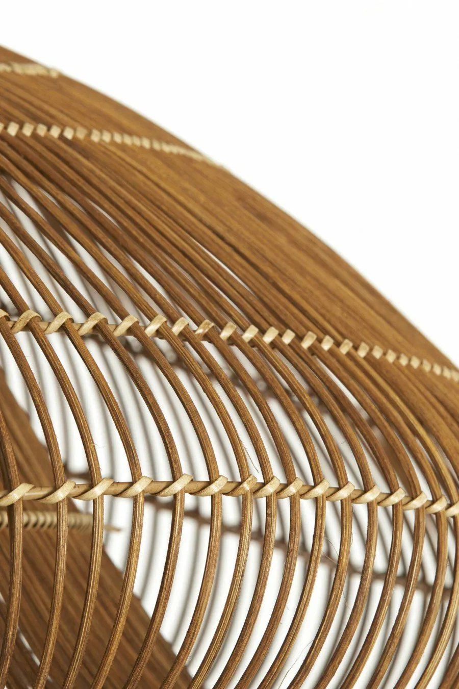 Light en Living Hanglamp 65x64x30,5 cm JANZUR rattan donkerbruin New