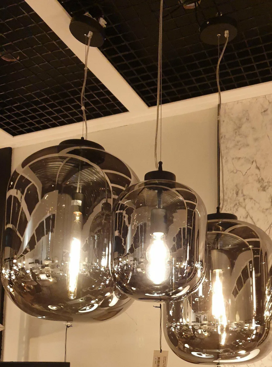 Light en Living Hanglamp JULIA Glas Smoke Sale