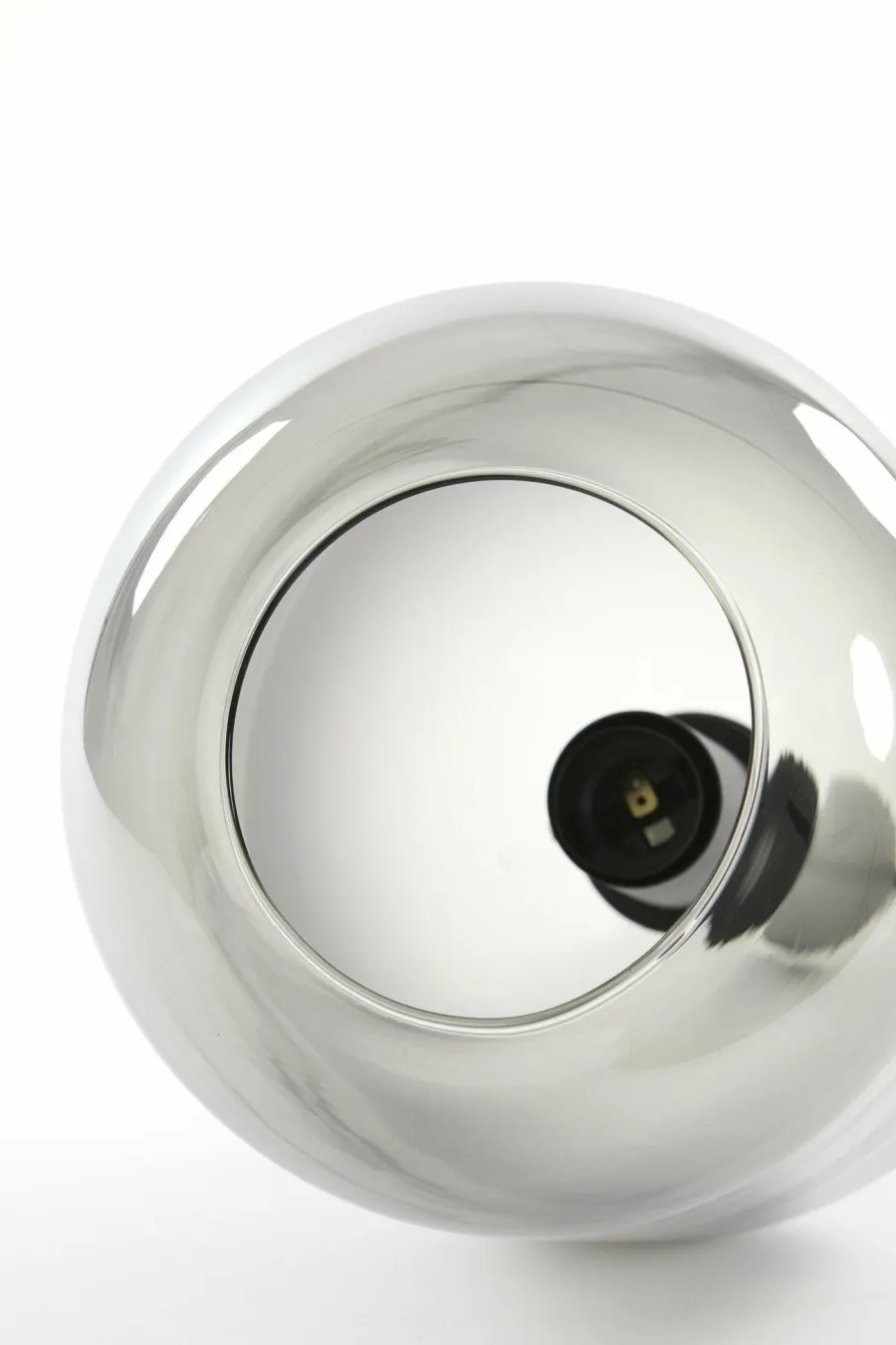 Light en Living Hanglamp Ø21x37 cm LEKAR zwart+smoke glas Outlet