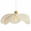 Light en Living Hanglamp Ø60x30 cm LAVRIRIA natural+hout Discount