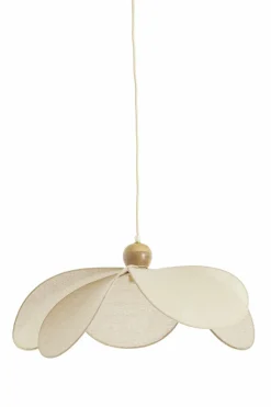 Light en Living Hanglamp Ø60x30 cm LAVRIRIA natural+hout Discount