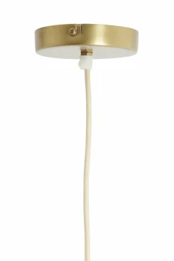 Light en Living Hanglamp Ø60x30 cm LAVRIRIA natural+hout Discount