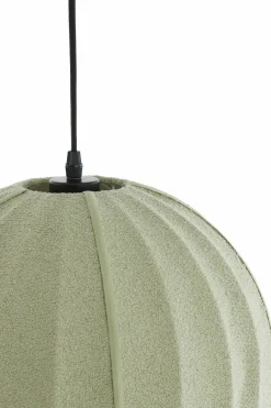 Light en Living Hanglamp Ø35X33 cm ZAGORI bouclé mintgroen Outlet