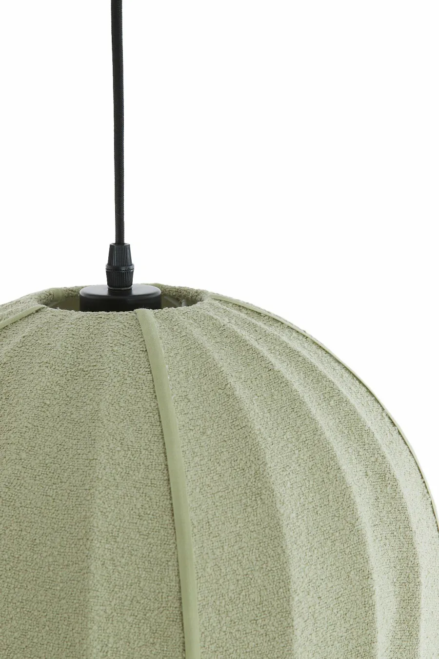 Light en Living Hanglamp Ø35X33 cm ZAGORI bouclé mintgroen Outlet