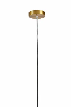Light en Living Hanglamp Ø25x31 cm MYLES smoke glas+antiek brons Outlet