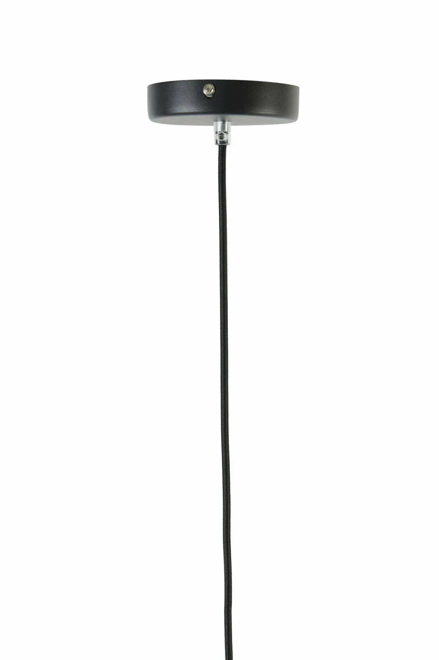 Light en Living Hanglamp MAYSON mat zwart+glas smoke - Diverse maten Discount