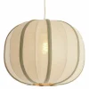 Light en Living Hanglamp Ø40x30 cm ESMIRIA naturel+olijfgroen Online