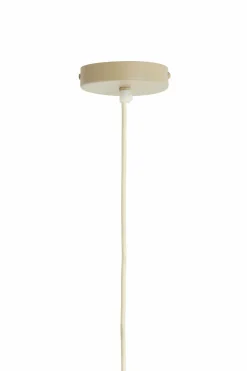 Light en Living Hanglamp Ø40x30 cm ESMIRIA naturel+olijfgroen Online