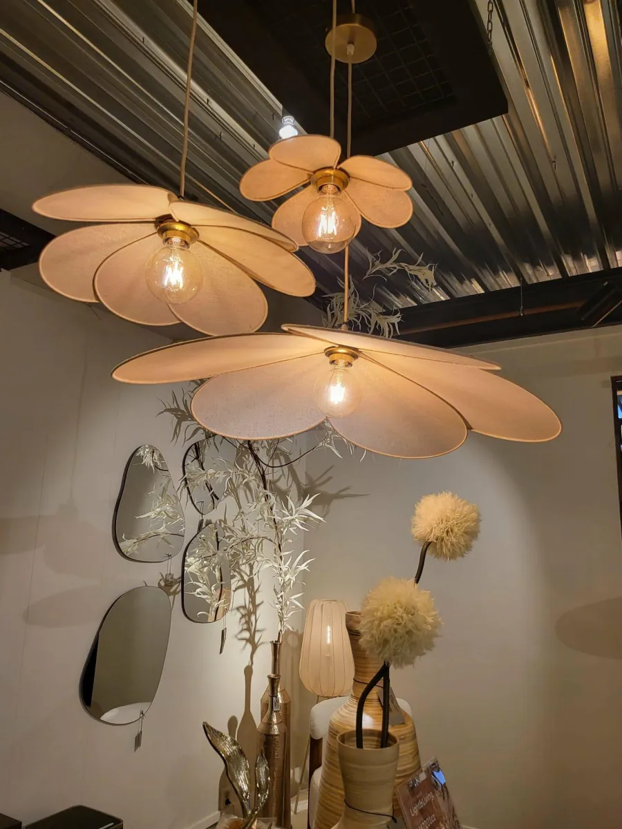 Light en Living Hanglamp Ø46x13 cm FYANO zand