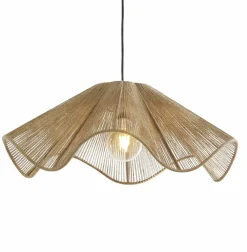 Light en Living Hanglamp Ø60x24 cm FODARA jute naturel Outlet