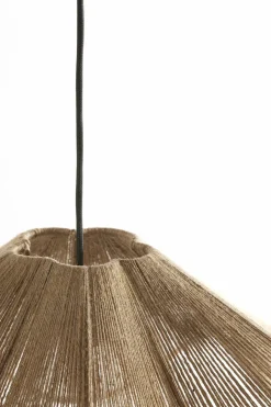 Light en Living Hanglamp Ø60x24 cm FODARA jute naturel Outlet