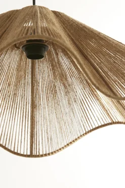 Light en Living Hanglamp Ø60x24 cm FODARA jute naturel Outlet