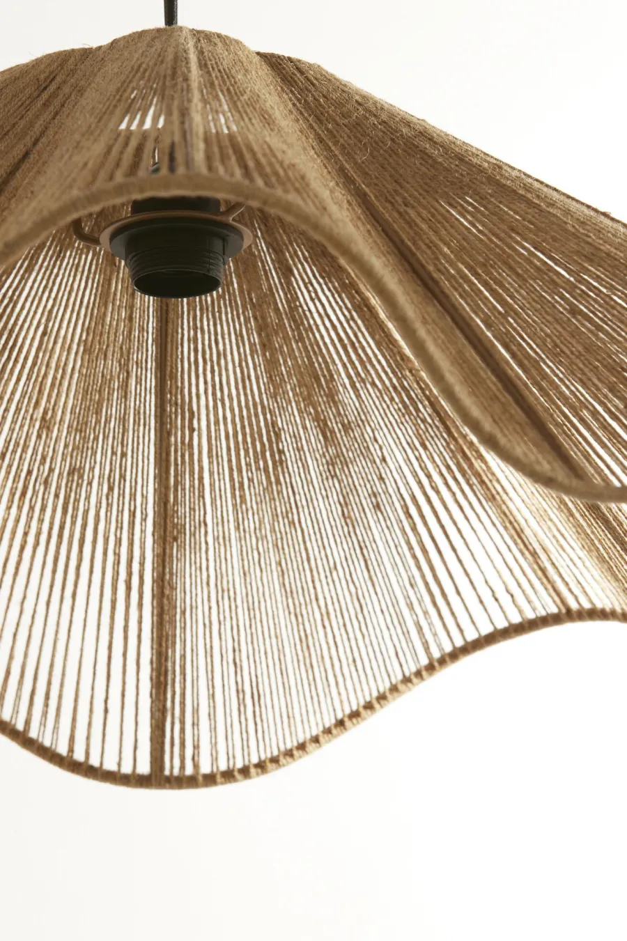 Light en Living Hanglamp Ø60x24 cm FODARA jute naturel Outlet