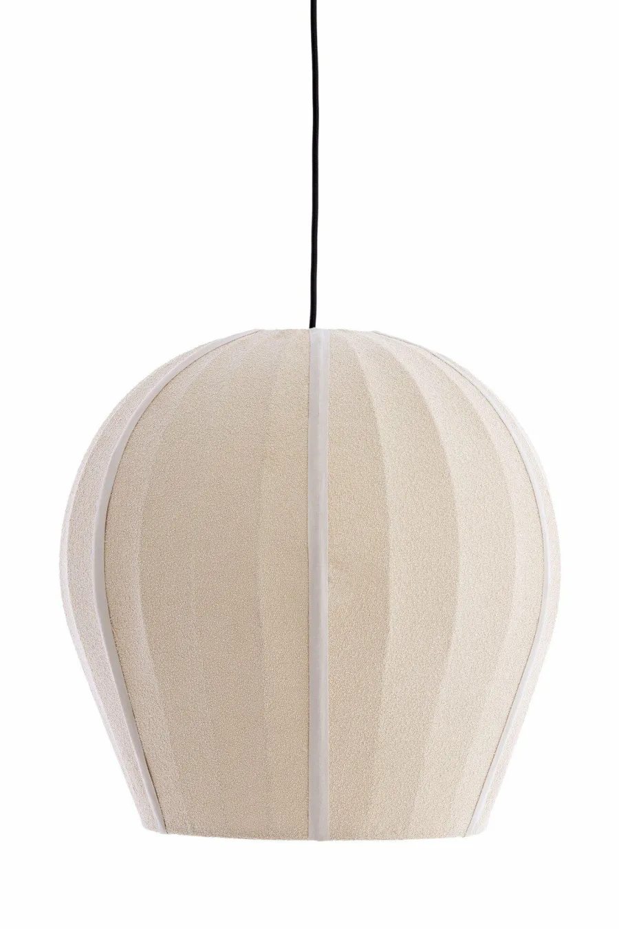 Light en Living Hanglamp Ø44x42 cm ZAGORI bouclé zand