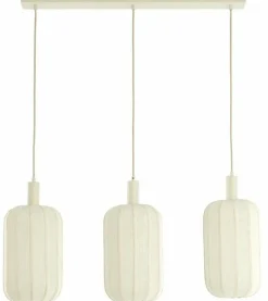 Light en Living Hanglamp 3L 80x21x34 cm TUFIA linnen cream Sale