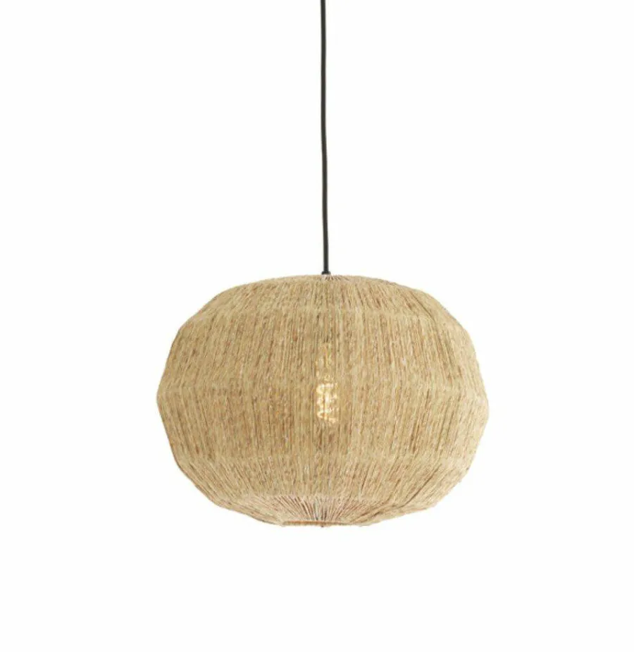 Light en Living Hanglamp Ø40x40 cm JUNNA jute naturel New