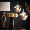 Light en Living Hanglamp RAKEL Antique brass groot
