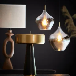 Light en Living Hanglamp RAKEL Antique brass groot