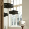 Light en Living Hanglamp Ø60x21 cm MATAKA rotan donker bruin New