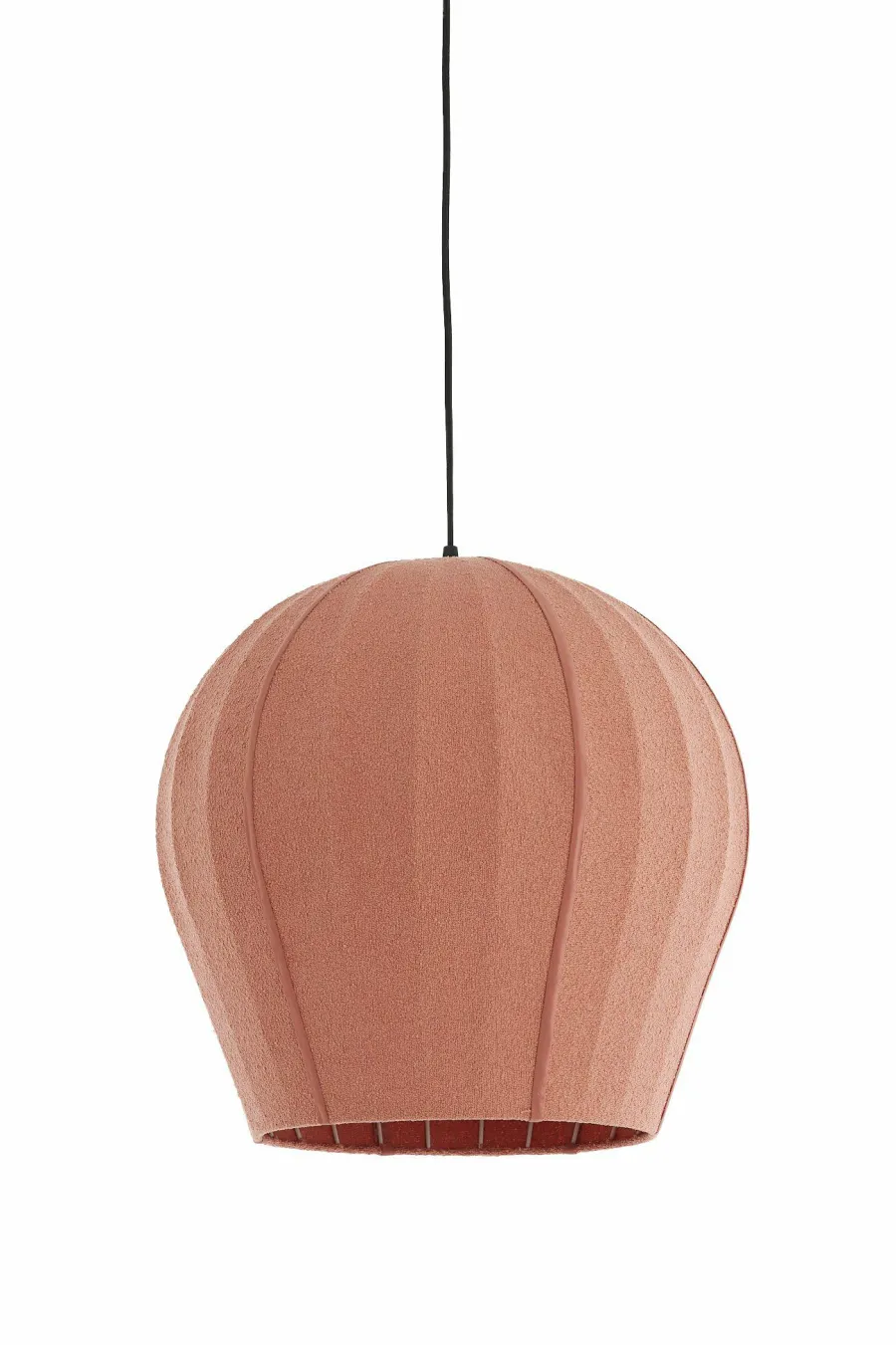 Light en Living Hanglamp Ø35X33 cm ZAGORI bouclé coral