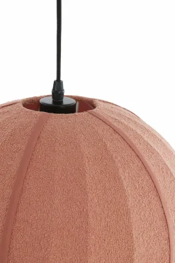 Light en Living Hanglamp Ø35X33 cm ZAGORI bouclé coral