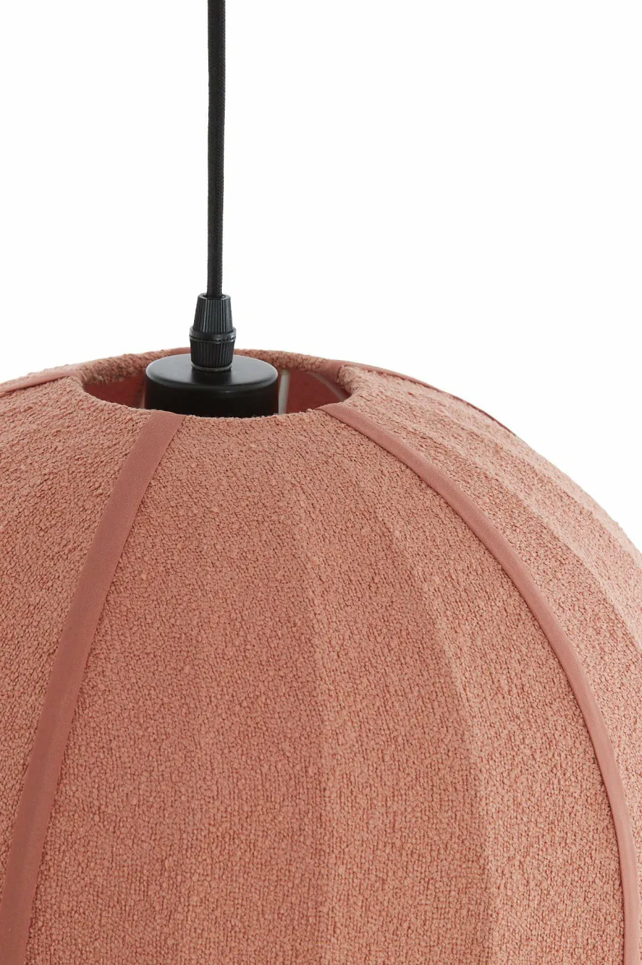 Light en Living Hanglamp Ø35X33 cm ZAGORI bouclé coral