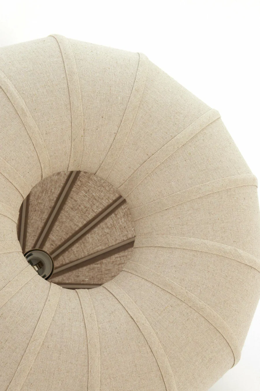 Light en Living Hanglamp Ø40X28,5 cm ZUBEDA linnen naturel Best